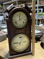 Vintage calendar clock, Ithaca Calendar Clock Co