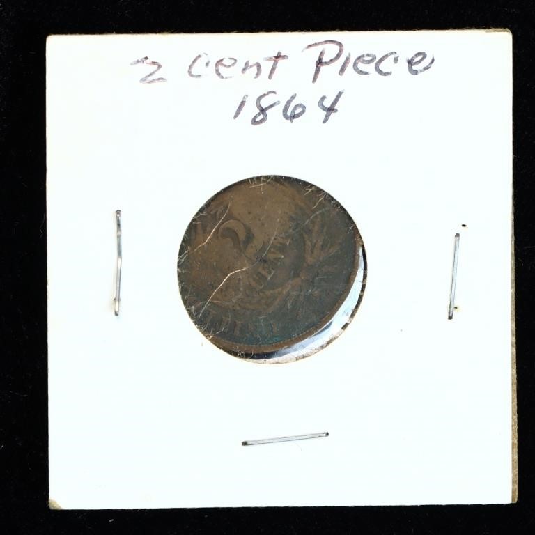 1864 2 Cent Civil War Coin