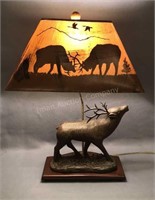 Elk Lamp 27” Tall