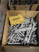 Various 1/2 "drive sockets, various wrenches