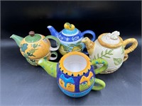 Collection of Stackable Teapots