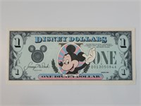 1989 $1 Mickey Mouse Disney Dollar