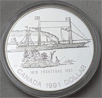 .500 SILVER 175TH FRONTENAC COIN