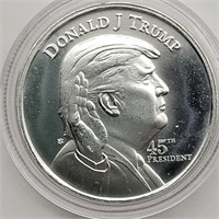 DONALD TRUMP 1 OZ FINE SILVER ROUND