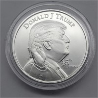 DONALD TRUMP 1 OZ FINE SILVER ROUND