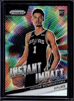 Victor Wembanyama Instant Impact Silver Prizm