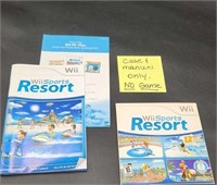 Wii Sports Resort SLEEVE & INSERTS ONLY (NO GAME)