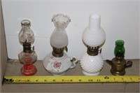 Lot of 54 Miniature Oil Lamps
