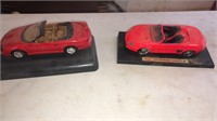 2 collectible cars-mustang& Camero