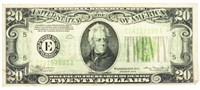 US Federal Reserve Series 1934 $20 Bill