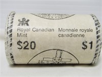 ROLL 1984 $1 CANADIAN COINS