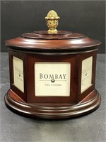 Bombay 6 Slot Photo Frame Carousel w/ Storage