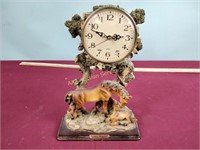Saltano Collection horse with baby clock