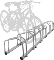 Hromee Bike Floor Parking 1-6 Rack  Silver