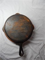 Vintage Axford Cast Iron Skillet & Lid Roaster