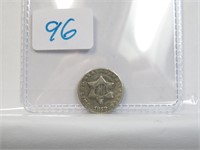 1852 P Three Cent Silver "Trime"