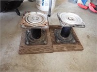 (2) Swivel Boat Seat Bases