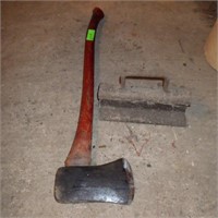 AXE & RAILROAD TRACK DOORSTOP