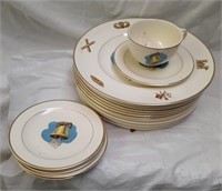 American Ceramic Industries Military Dishes