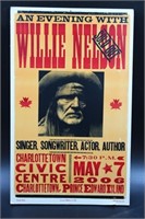 C'TOWN WILLIE NELSON CONCERT POSTER