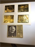 4 gold etch prints