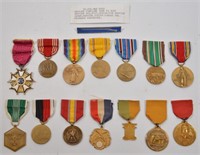 WWI & WWII Lt. Col. Max Roth Medals 1916-56