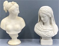 2 Classical Style Busts