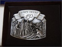 John Deere 150 Yrs Anniversary Belt Buckle #13880