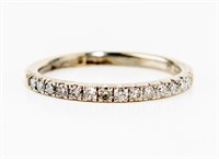 Jewelry 14kt White Gold Diamond Wedding Band Ring