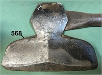 Unknown make 11-inch broadaxe with short handle