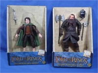 NIP Lord of the Rings Posable Gimli & Frogo Dolls
