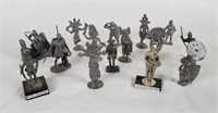 Various Cast Metal Figures, Conan Caesar Knights