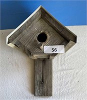 Bird House with Metal Roof