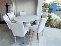 6PC DINING TABLE & CHAIRS