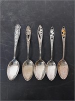5 sterling  5.5in Florida spoons