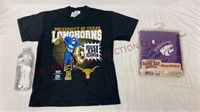 Texas Longhorns Youth Shirt & Wildcats Blanket