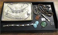 Tray of Misc Costume Jewelry