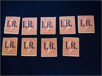 1898 U.S. Revenue Postage Stamps I.R.