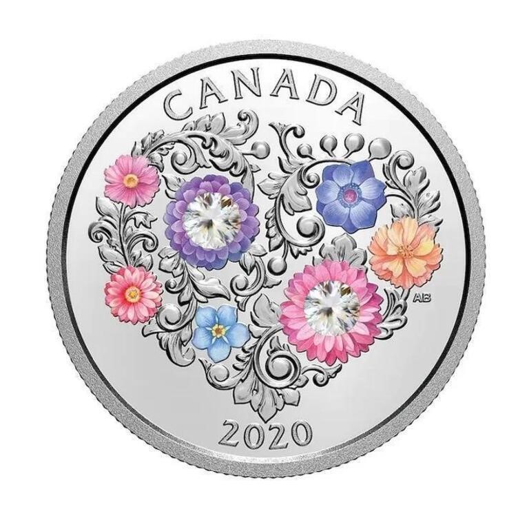 Celebration of Love - Pure Silver Coin made with S