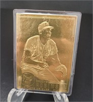1996 Brooks Robinson 22kt Gold baseball card