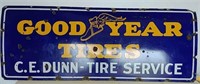 SSP Goodyear Tires C.E Dunn-Tire Service sign