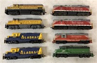 8 HO Train Engines, Tyco, Atlas, Kato, Walthers