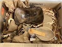 Box Of 16 Mohazo Ethnic Spirit Wood Bowls