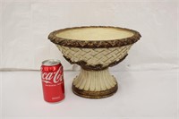 8" Tall Composite Fruit Bowl / Compote