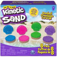 R3017  Kinetic Sand, Seashell Containers 8-Pack
