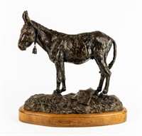 Art Bronze Mule Statue