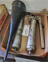 2 Grease Guns and Funnel