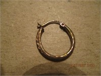 Marked 10kt Single Earring - .35g