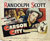 Carson City 1952   display sheet