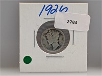 1926 90% Silver Mercury Dime